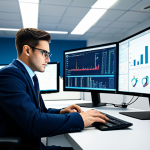 Data Analyst at Work**

"A professional data analyst, fully clothed in modest business attire, is working at a brightly lit desk. The desk features multiple monitors displaying graph databases and data visualizations. Modern office environment in the background. Safe for work, appropriate content, perfect anatomy, natural pose, high quality, professional setting."

**
